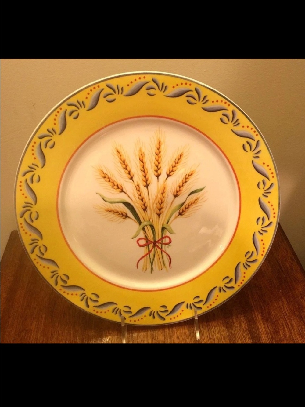 Sakura Claire Murray CLAIRE'S PROVENCE Chop Plate Round Platter 12 1/2"